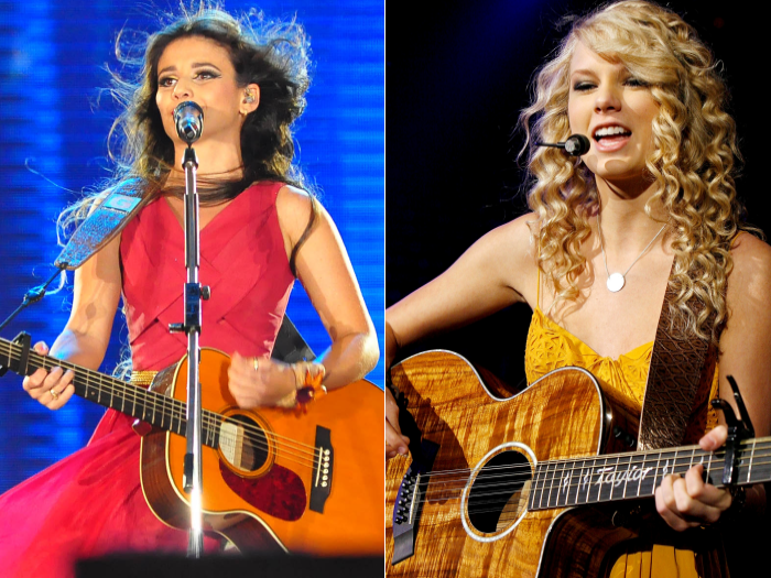 Paula Fernandes e Taylor Swift